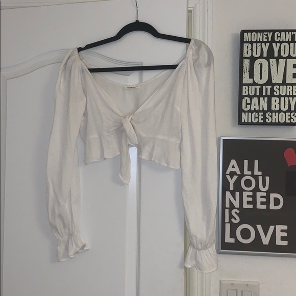 Cotton Candy LA Long Sleeve Crop - Picture 2 of 3